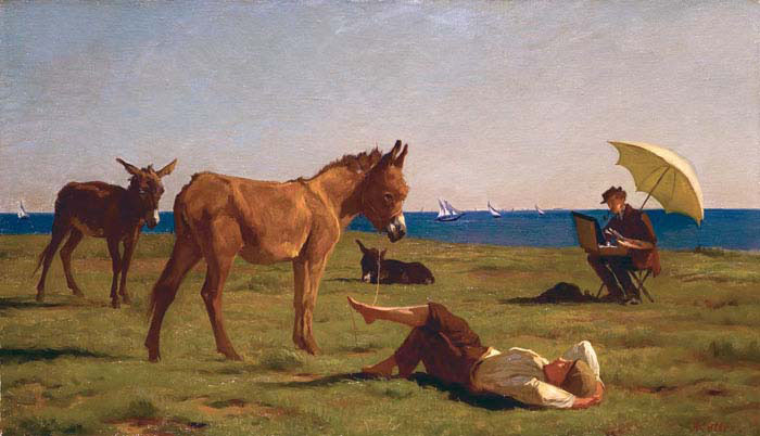the painter and his model